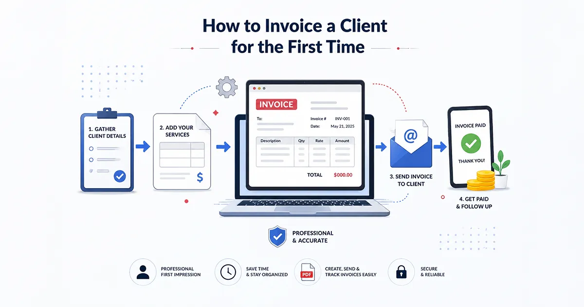 How to Invoice a Client for the First Time
